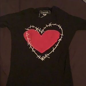 Skelanimals heart shirt.